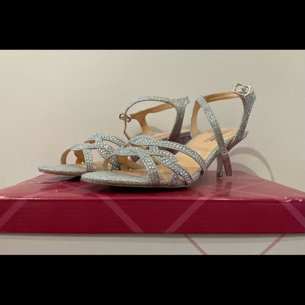 Formal Dress Silver Heels